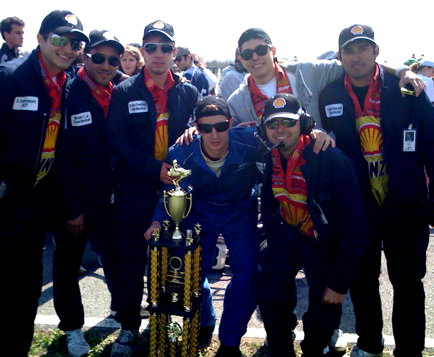 SHPE 2nd place team Photo with Trophy