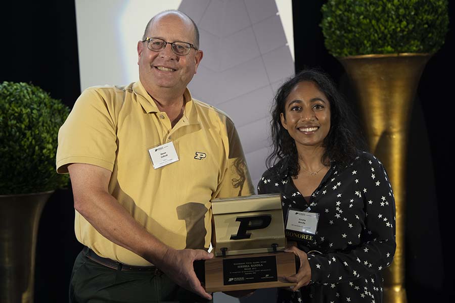 Photo of Steven Collicott and Sirisha Bandla