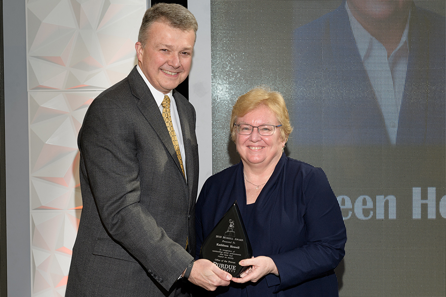 Howell with Jay Akridge