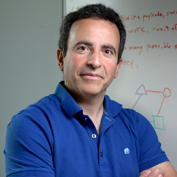 Daniel Delaurentis in a classroom