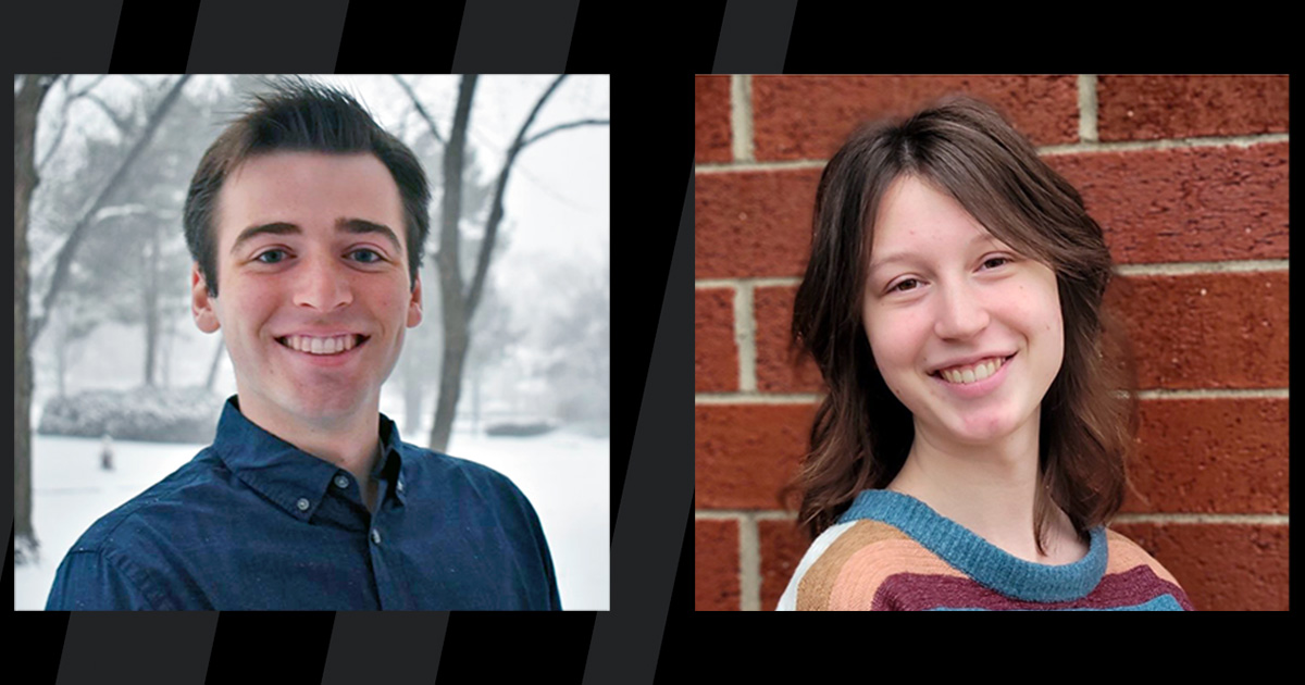 Portraits of Mark Paral and Therese Malinowski