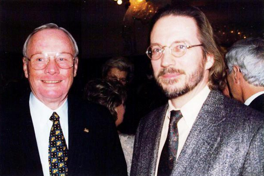 Astronaut Neil Armstrong with Prof. Jim Longuski