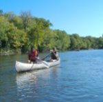 Two-man canoe