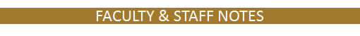 Faculty & Staff Notes Header