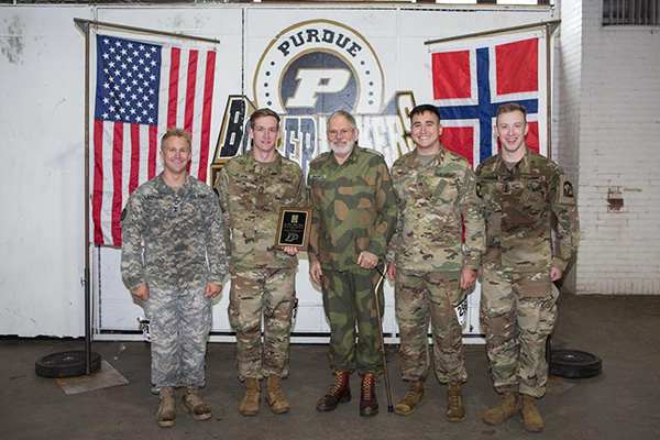 Tyler is a cadet in the Purdue Army ROTC.