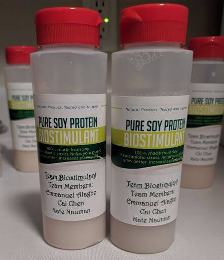 bottle of biostimulant
