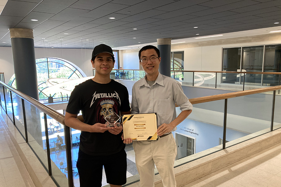Akshat Bisht and Professor Stanley Chan