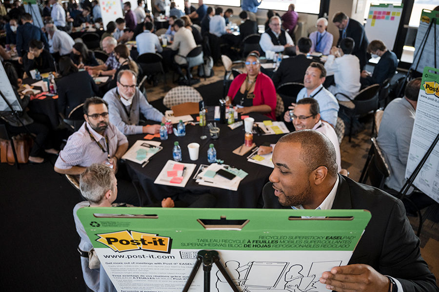 photo of brainstorming session held at ICON summit