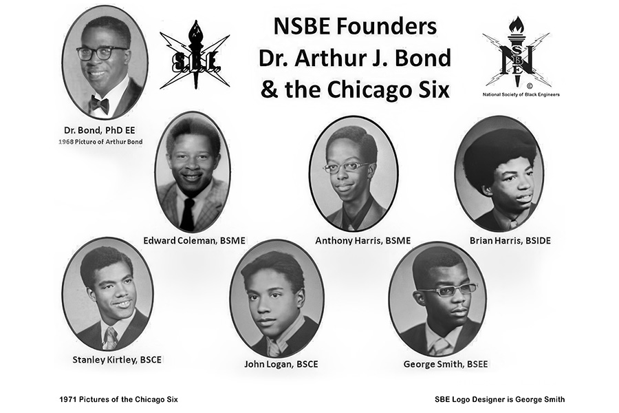 NSBE Founders Dr. Arthur J. Bond & the Chicago Six