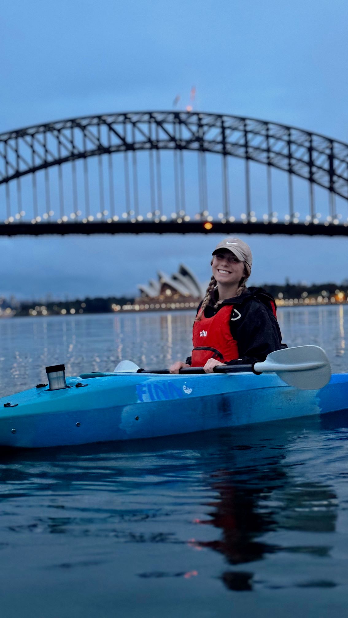Reagan VanDermark in Australia.