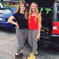 Zoe Disori & Mallory Huff on a job site