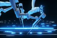 Robot surgeon, robotic equipment. Minimally invasive surgical innovation with three-dimensional overview. 