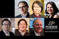Tiled images: Professors Aldo Scutari, Hua Cai, Roshi Nateghi, Wenzhuo Wu, Brad Duerstock and Bob Kenley 