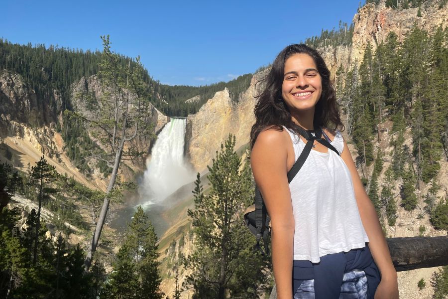 Antonella at Yellowstone