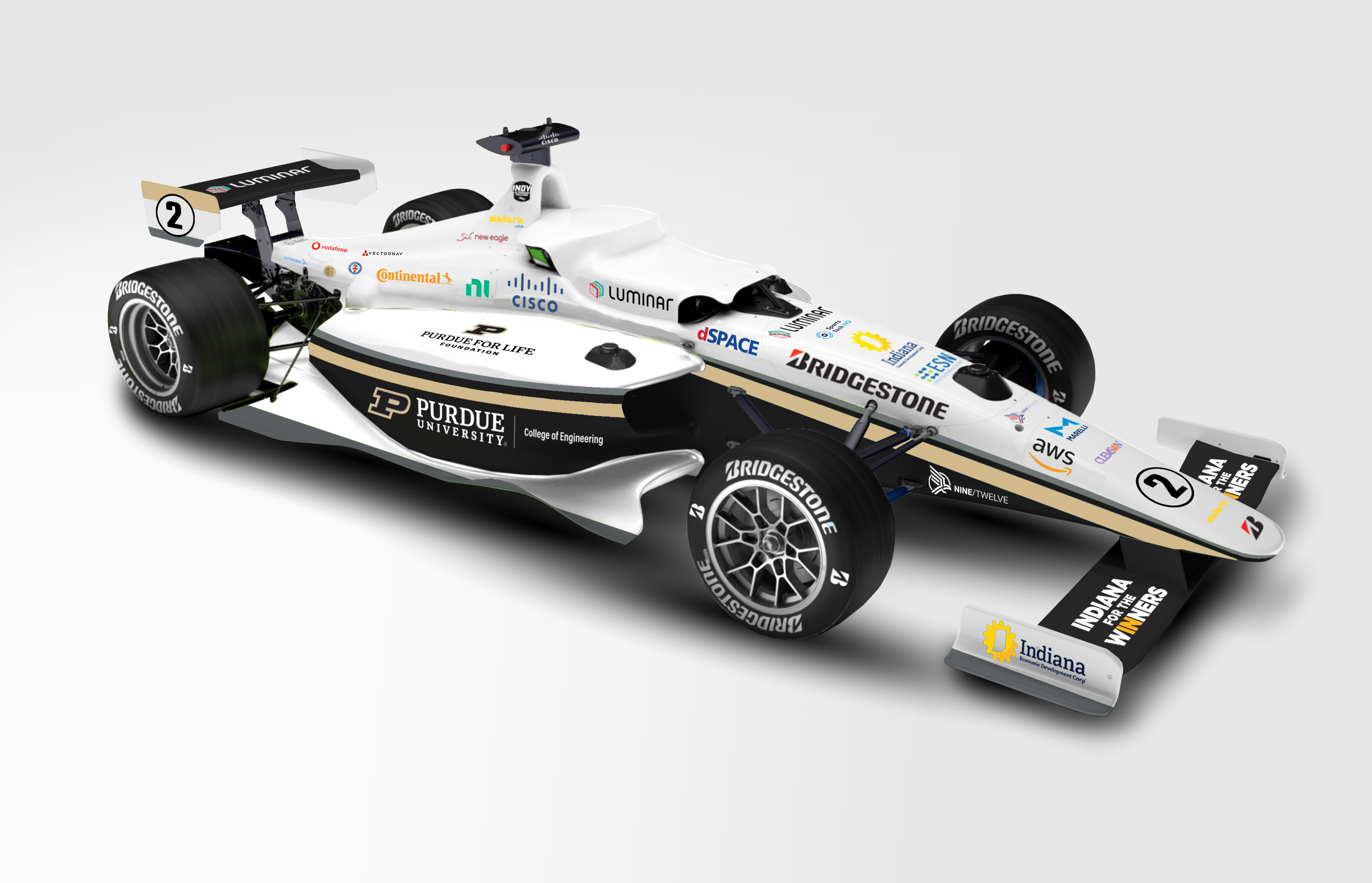 Rendering of Dallara-Built AV-21 racecar.