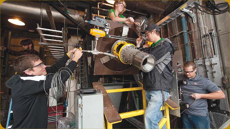 Working on the combustion engine