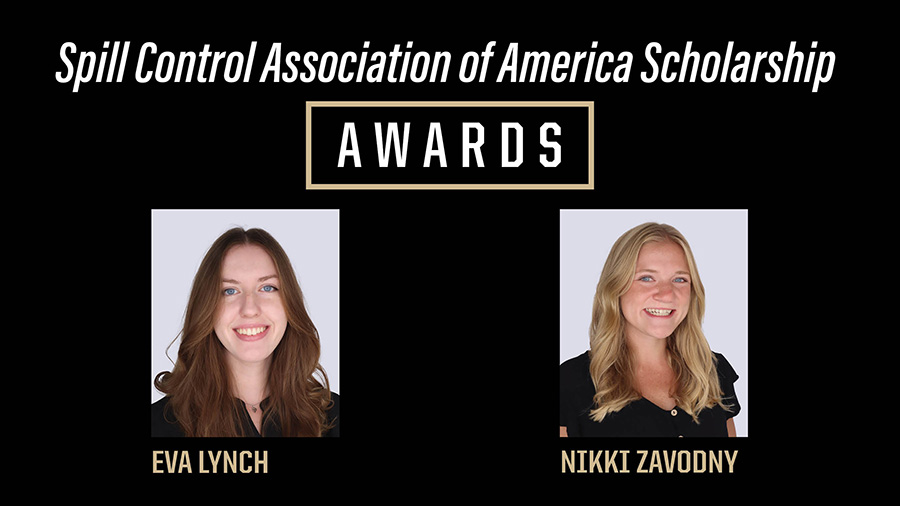 Spill Control Association of America Scholarship Award recipients